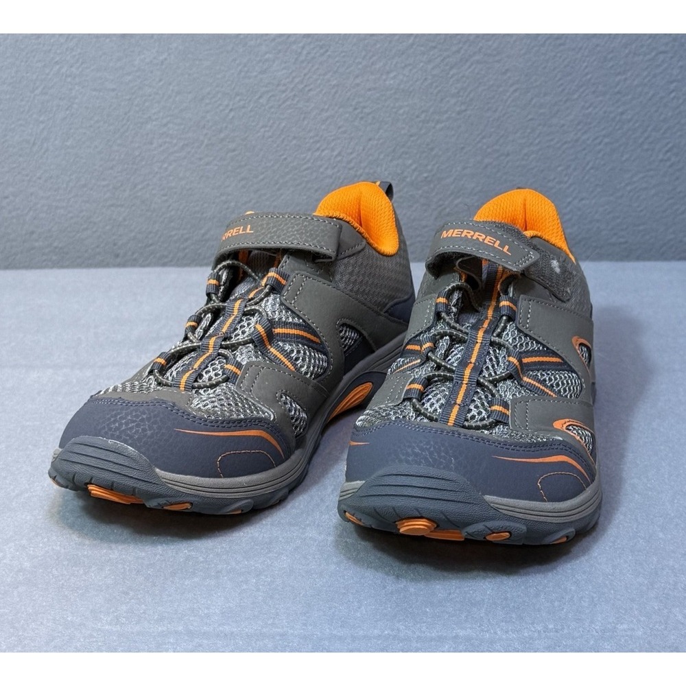 Merrell Trail Chaser Kids Size 7 Hiking Shoes Gunsmoke Orange MY57109 Youth